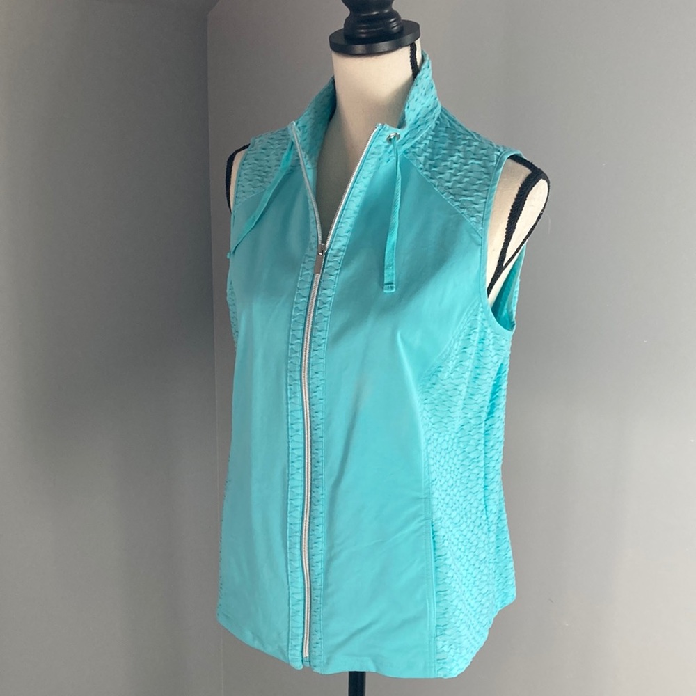 Chico's Turquoise Sleeveless Vest